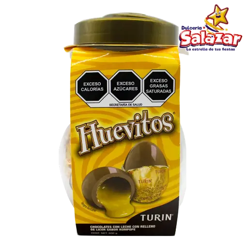 [TUR0158] TURIN HUEVITOS ROMPOPE -V.600G- "C/5/30"