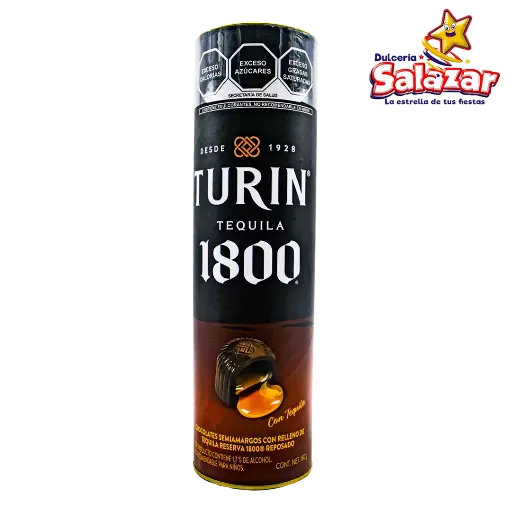 [TUR0036] TURIN TEQUILA 1800 TUBO -E.180GR- "C/6/1"
