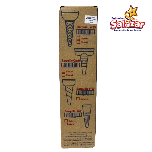 [COP0002] UNICONO BARQUILLO -D.600G- "C/18/40"