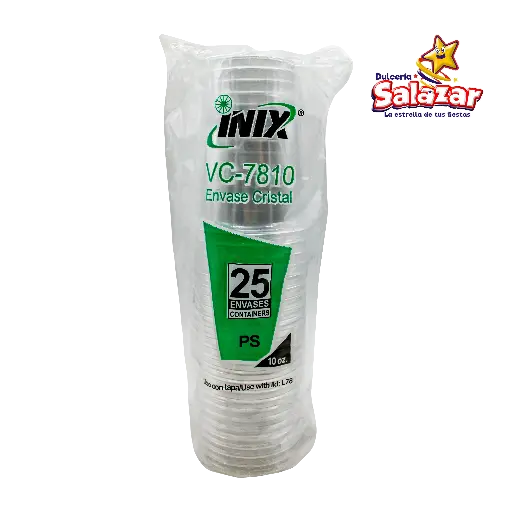 [INIX0103] VASO 10oz TIPO CRISTAL VC-7810 INIX "C/40/25"
