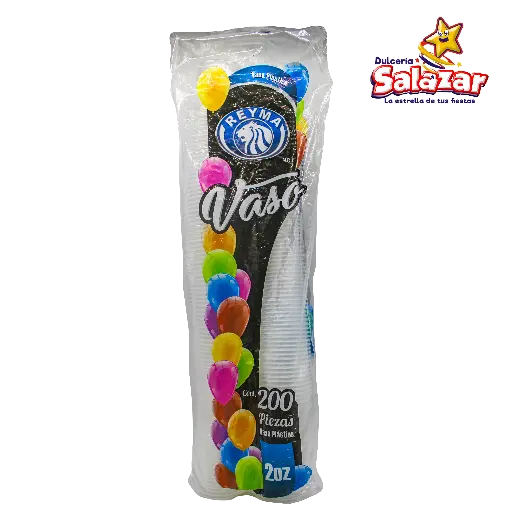 [REYM0073] VASO POLIPRO No. 2 ONZAS (59.15ML) REYMA VP2OZ B.200PZA- "C/12/200"