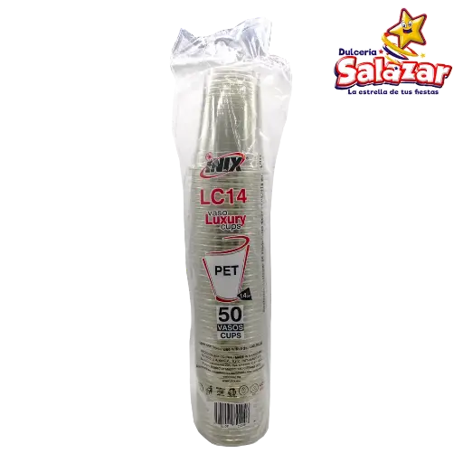 [INIX0099] VASO DE PET 14 OZ INIX LC14-500 "C/10/50"