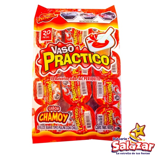 [PAB0017] VASO PRACTICO CHAMOY PORTICO -B.600G- "C/24/20"