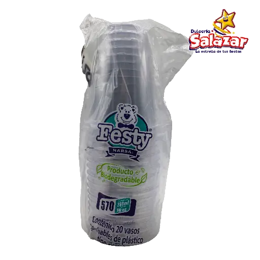 [FESTY0004] VASO CRISTAL 530 #7 FESTY/NARSA -B.10P- "C/50/20"