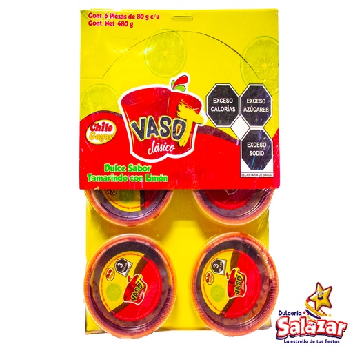 [GOG0014] VASOT TAMARINDO CLASICO CHILOGOGOS -D.480G- "C/20/6"