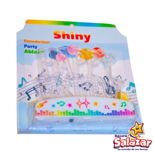 [CAP0127] VELA LED HAPPY BIRTHDAY -E.1PZA-