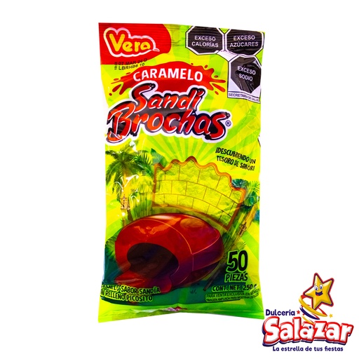 [VER0334] CARAMELO SANDIBROCHA VERO -B.250G- "C/24/50"