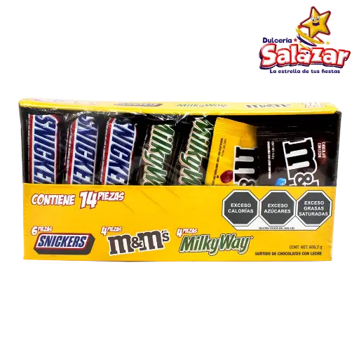 [EFF0197] VP TRADICIONAL SNICKER,MILKY,M&M -D.656.2G- "C/10/14"
