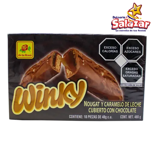 [ROS0180] WINKY BARRA CHOCOLATE DLR -D.560GR- "C/20/10"
