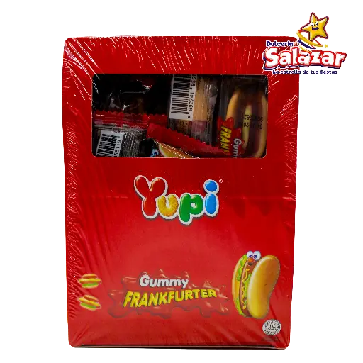 [CONFI0012] YUPI GUMMY HOT DOG -D.168G- "C/12/24"