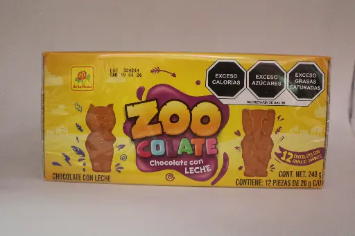 [ROS0561] CHOCOLATE ZOOCOLATE DE LA ROSA -D.240GR -"C/20/12"