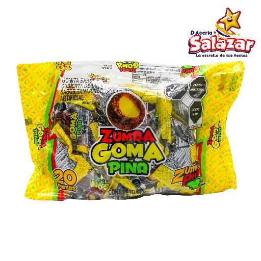 [ZUM0110] GOMA PIÑA ZUMBA -B.440G- "C/20/20"