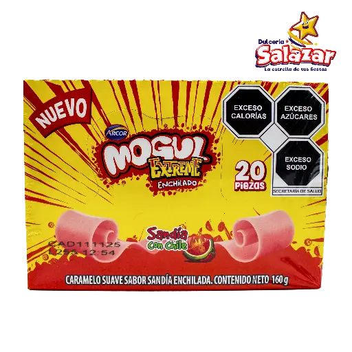 [DOS0130] MOGUL EXTREME ENCHILADO SANDIA CON CHILE ARCOR -D.160G- C/24/20PZ. 