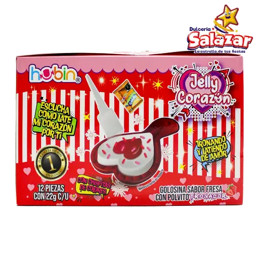 [HUB0023] JELLY CORAZON HUBIN -D.264GR- "C/8/12"