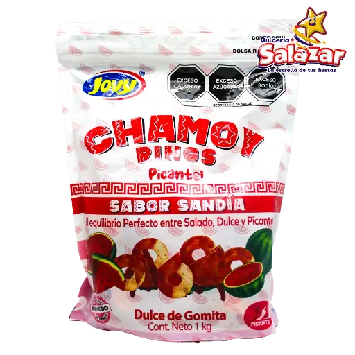 [JOV0078] JOVY CHAMOY RINGS SABOR SANDIA -B. 1KG -"C/10/1"