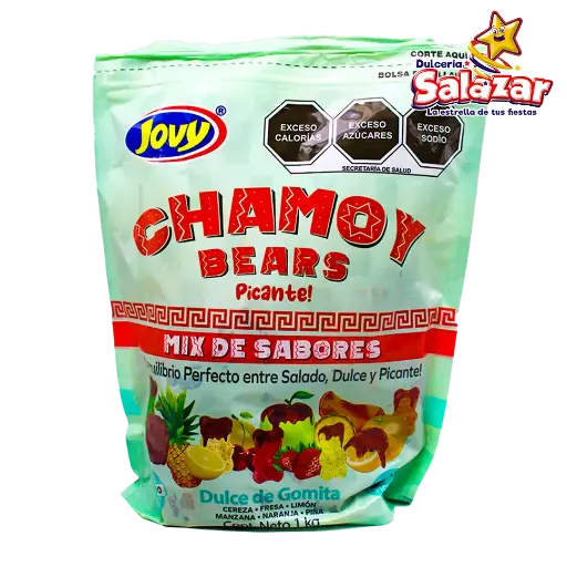 [JOV0079] JOVY CHAMOY BEARS OSITO MIX SABORES -B.1KG- "C/10/1"