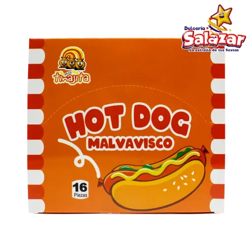 [TIN0449] HOT DOG MALVAVISCO TINAJITA -D.16PZ -"C/24/16"