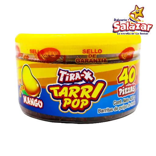 [TAY0077] TARRY POP TIRA-X MANGO -D.400G- "C/16/40PZ"