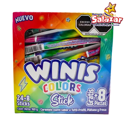 [CON0114] WINIS COLORS STICK -D.160GR- "C/24/24+8"