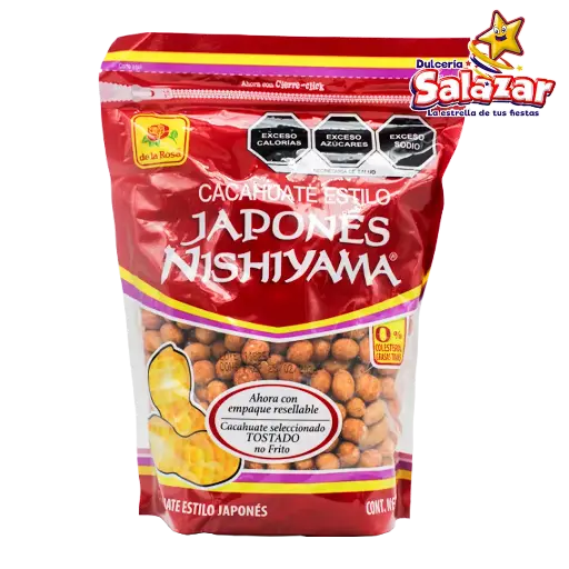 [ROS0572] CACAHUATE JAPONES NISHIYAMA DLR -B.800GR- "C/18/800"