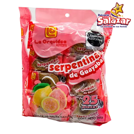 [PAT0013] TAMARINDO SERPENTINA DE GUAYABA PATYLETA -B.250G.- "C/36/25"