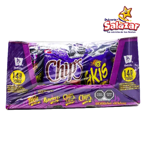 [RCO0498] CHIPS PACK FUEGO -B.702GR- "C/6/14"