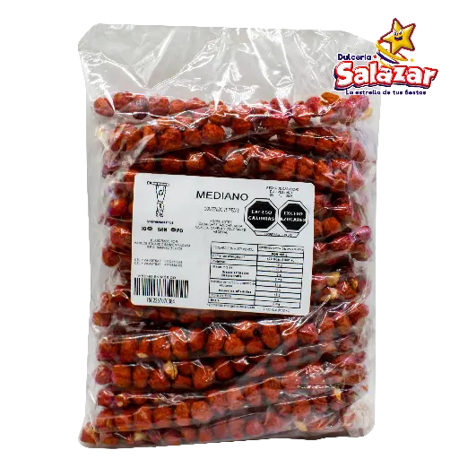 [GTZ0025] CACAHUATE GARAPIÑADO TUBO MEDIANO JOSANPO -B.450G- "C/25/25"