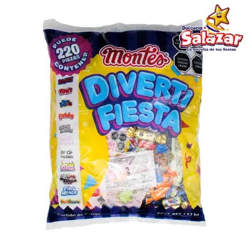 [MON0059] DIVERTI FIESTA MONTES -B.1.53KG- "C/8/220 " 