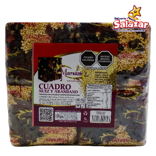 [MARS0040] CUADRO NUEZ Y ARANDANO MARSAM -B.270GR- "C/12/5"