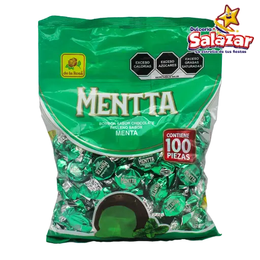 [ROS0577] CHOCOLATE RELLENO MENTA DLR -B.-1KG.- "C/10/100"