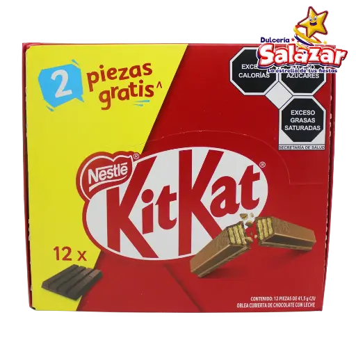 [NES0108] KITKAT  CHOCOLATE  41.5GR -D.498GR.- "C/24/12+2"