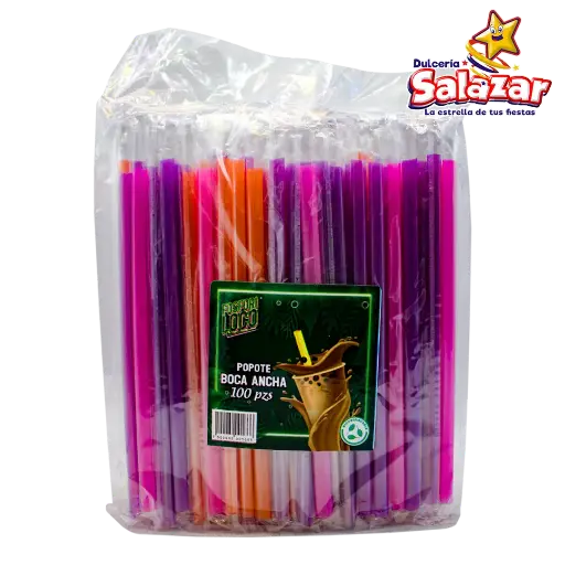 [DAMEX0005] POPOTE FOSFORI LOCO ESTUCHADO BOCA ANCHA FFPO006 -D.100PZ- "C/12/100"