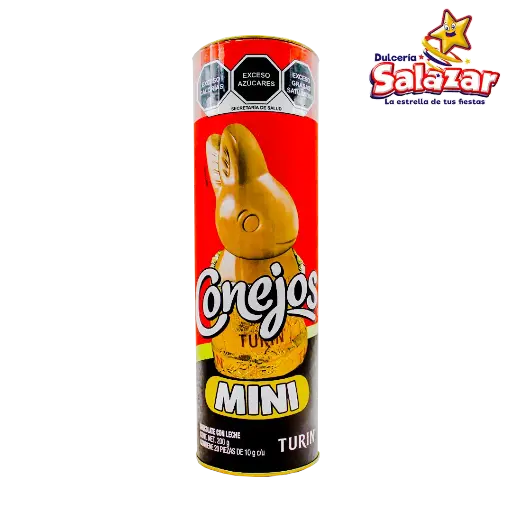[TUR0172] CONEJOS MINI TUBO -T.200GR- "C/6/20"