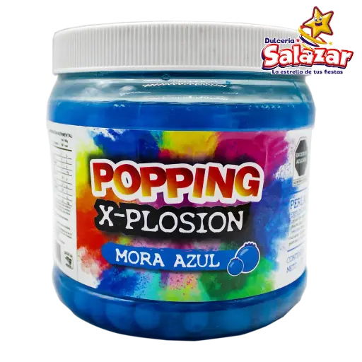 [BCM0003] PERLAS EXPLOSIVAS DE MORA AZUL 1KG"C/1/1"