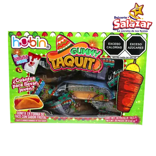 [HUB0029] GUMMY TAQUITO HUBIN -D.360GR- "C/15/30"