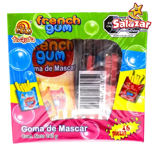 [TIN0461] FRENCH GUM TINAJITA  -D.240GR- "C/30/16"