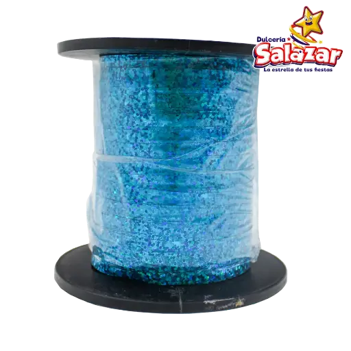 [SEL0744] CELOSEDA CURLING AZUL TURQUESA HOLOGRAFICO 200M "C/1/1"