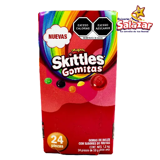 [EFF0237] GOMITAS SKITTLES ORIGINAL -D.50G- "C/6/24"