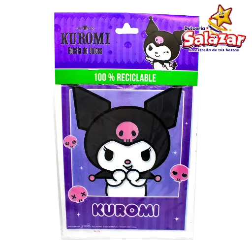 [GRN0233] BOLSA P/DULCES KUROMI GRANMARK -B.25PZA- "C/6/25"    