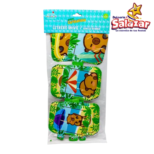 [GRA0369] LETRERO MOVIL DE PERSONAJE CAPIBARA GRANMARK -D.1PZA- "C/6/1"