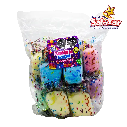 [ART0024] ALGODON AZUCAR SURTIDO -B.300GR- "C/12/20"