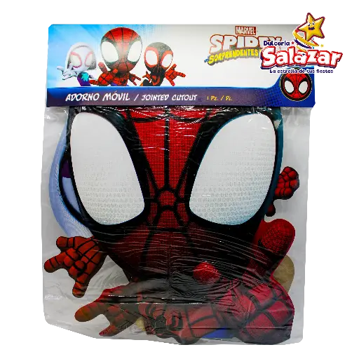 [GRA0380] ADORNO MOVIL DE PERSONAJE SPIDEY GRANMARK -D.1PZA- "C/6/1"