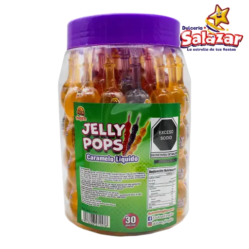 [TIN0471] JELLY POPS VITROLERO TINAJITA -V.30PZ- "C/12/30"