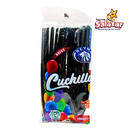 [REYM0084] CUCHILLO NEGRO REYMA CCH25NE B.25PZ "C/20/25"