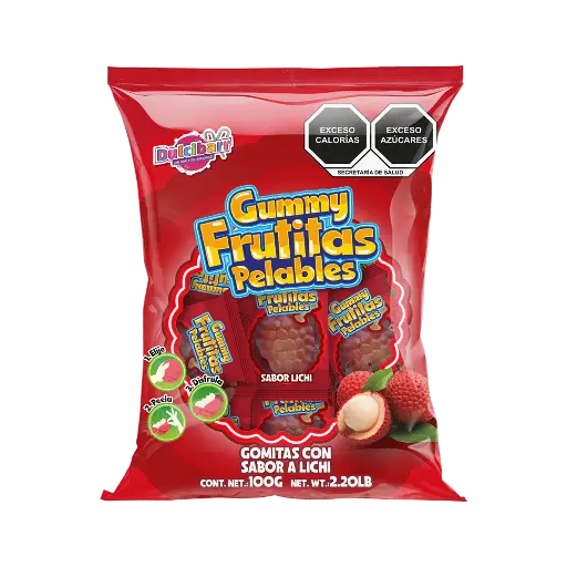[DES0033] GUMMY FRUTITAS PELABLES LICHI -B.100GR- "C/30/1"