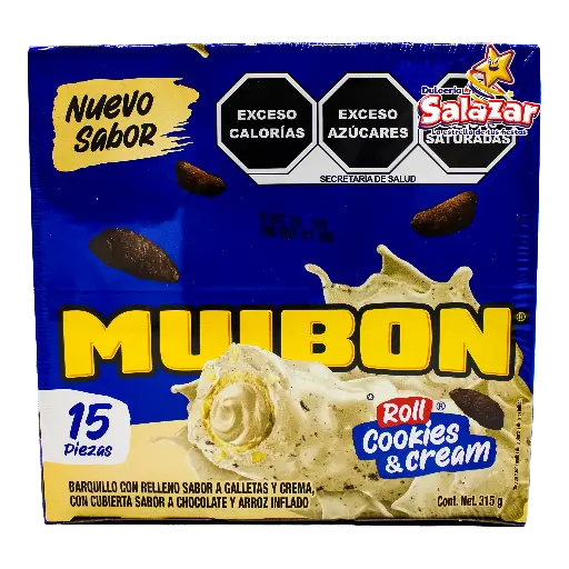 [NUT0076] MUIBON ROLL COOKIES & CREAM NUTRESA -D.315GR- "C/12/15"