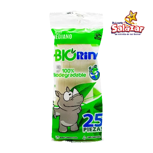 [AYA0080] TENEDOR BLANCO MEDIANO BIO RINO -B.25PZA- "C/40/25"