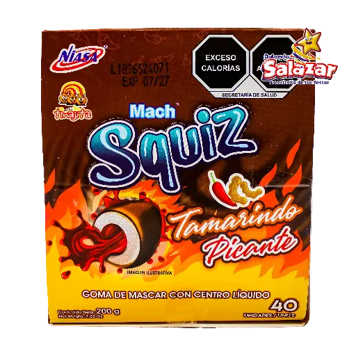[TIN0483] SQUIZ TAMARINDO PICANTE TINAJITA -D.200GR- "C/16/40"