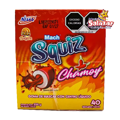 [TIN0484] SQUIZ CHAMOY PICANTE TINAJITA -D.200GR- "C/16/40"