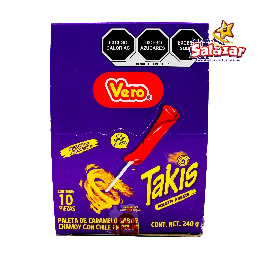 [VER0341] PALETA TAKIS VERO -D.240G- "C/24/10"